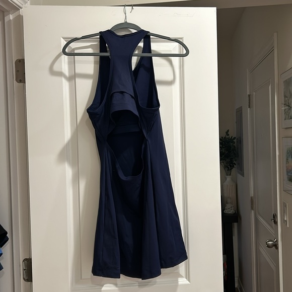 Outdoor Voices Navy Doubles Cutout Dress I Size M - Picture 4 of 6